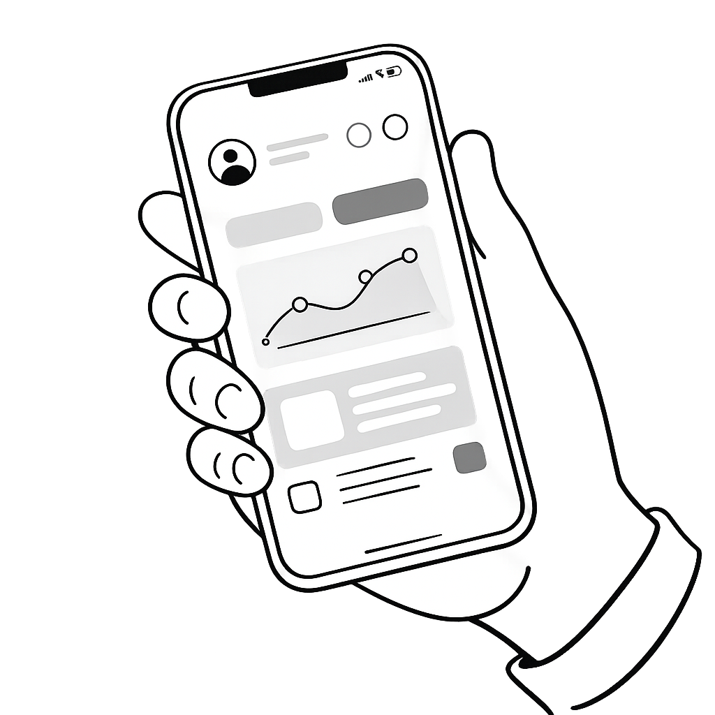 App in hand
